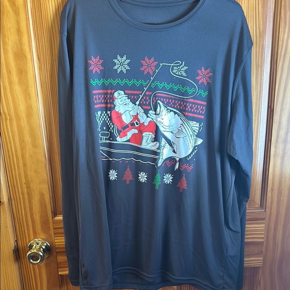 Vapor Apparel Santa rash guard